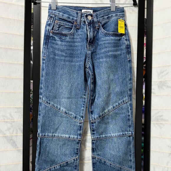 RSQ Other - RSQ Girls Baggy Jeans Size 7 NWT Dark Wash Knee Seam Skater Y2K Cropped Tillys